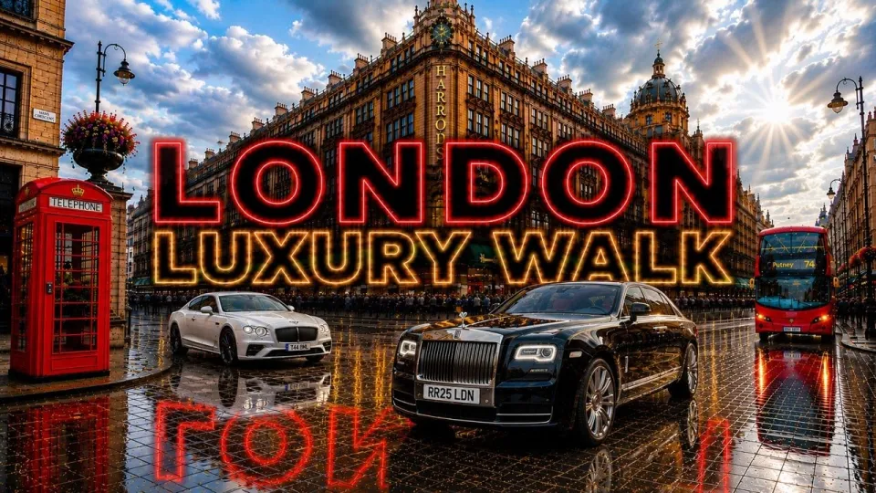 London Walk 4K Through Harrods Belgravia and Knightsbridge Luxury Districts in 2026